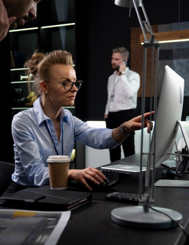 Web Development Team Working